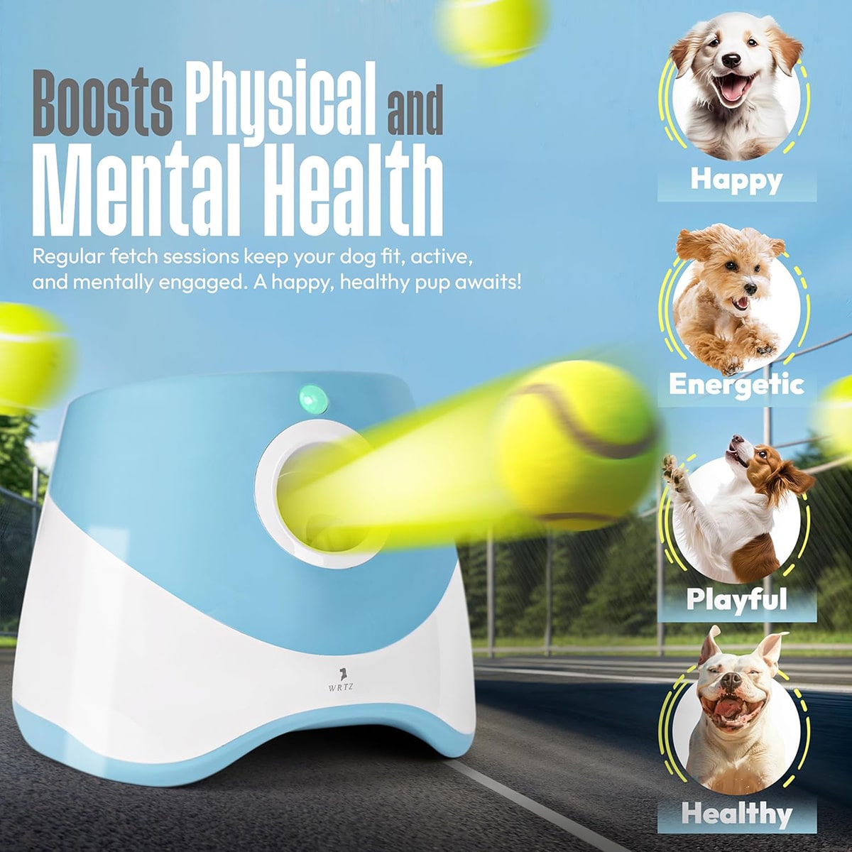 Dog Tennis Ball Launcher tazotoy